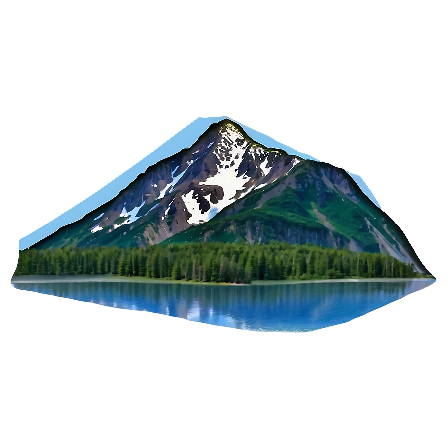Mountain and River PNG ikb43 PNG with transparent background