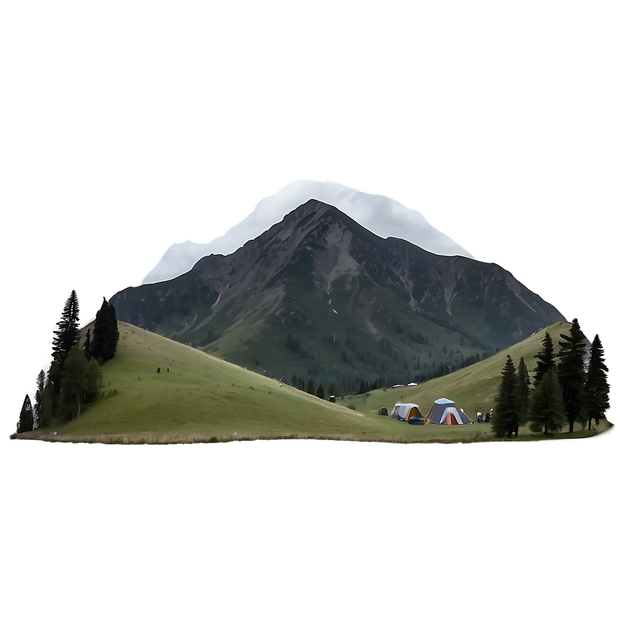 Mountain Camping Destinations PNG 06122024 PNG with transparent background