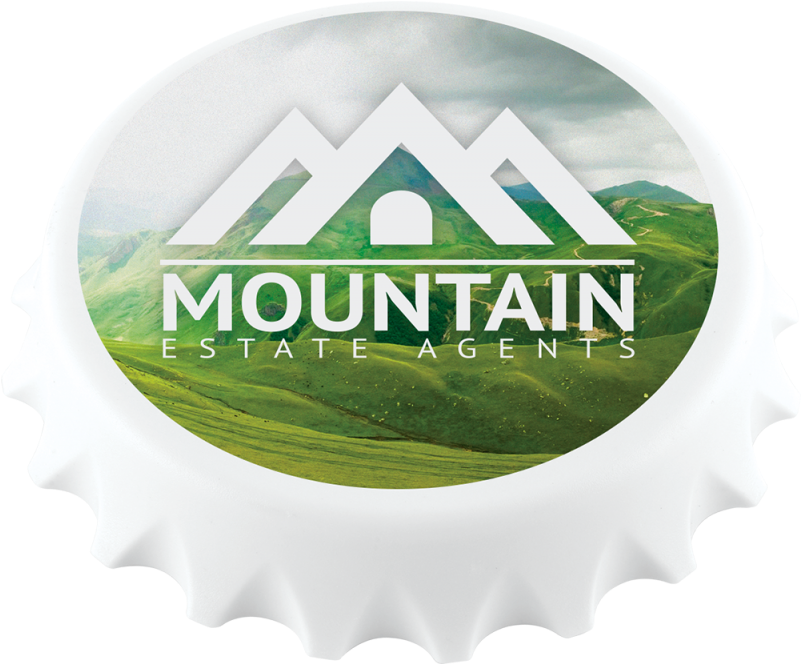 Mountain Estate Agents Fridge Magnet