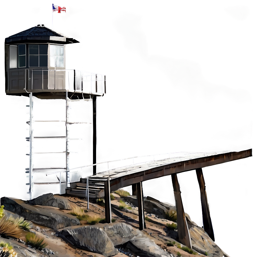 Mountain Fire Lookout Png 64