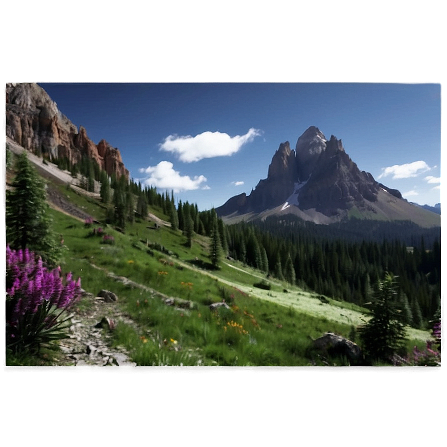 Mountain Landscape Photo Png Veb