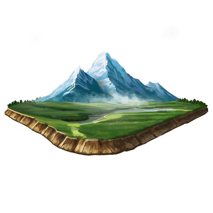 Mountain Landscape PNG 81 PNG with transparent background