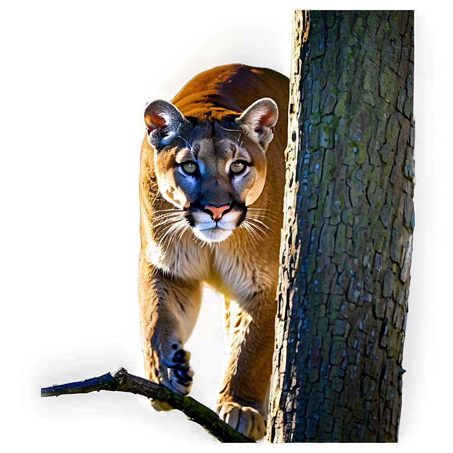 Mountain Lion At Dawn Png 16