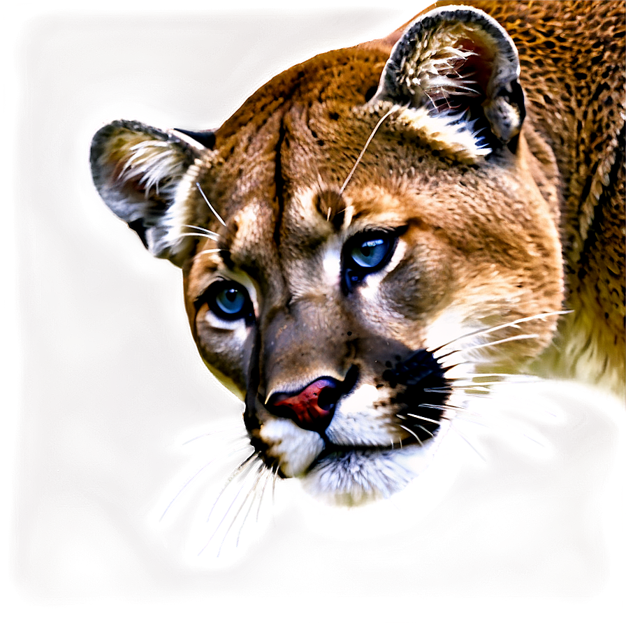 Mountain Lion Gaze Png 25