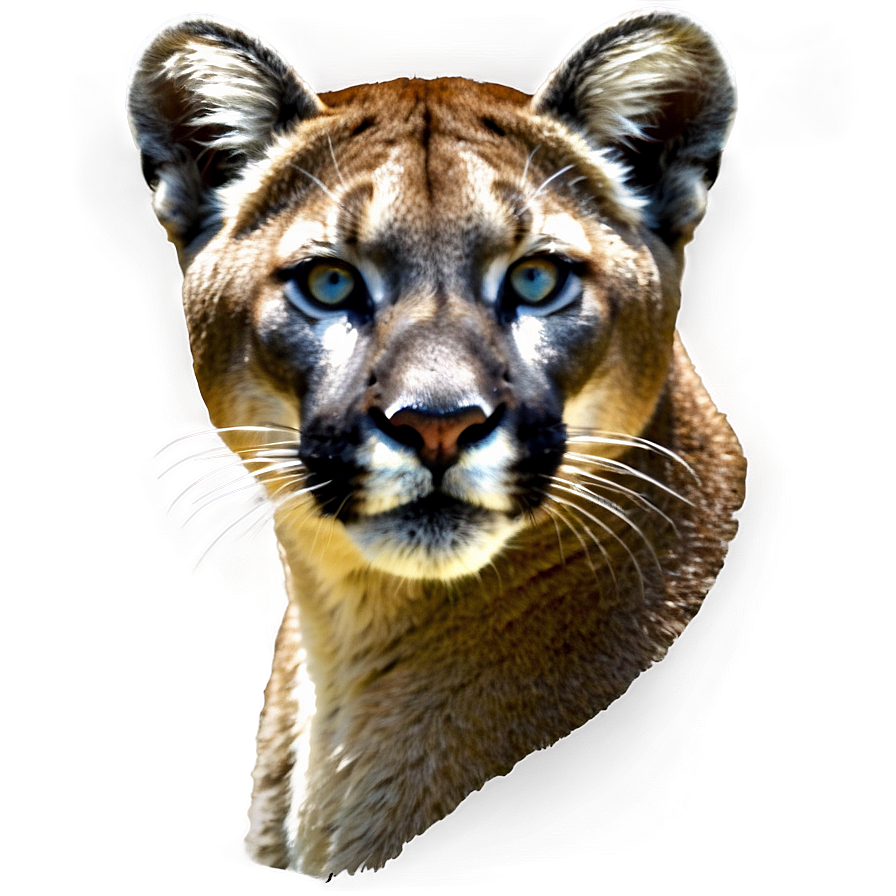 Mountain Lion Gaze Png Bkd