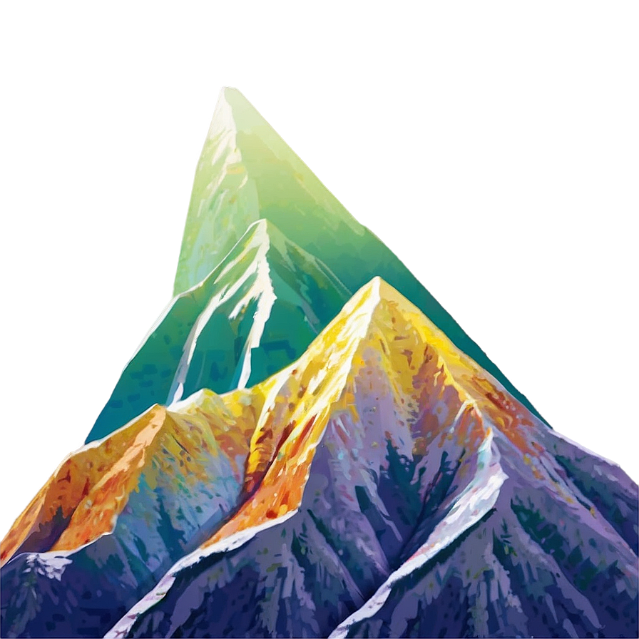 Mountain Peak View PNG qsc88 PNG with transparent background