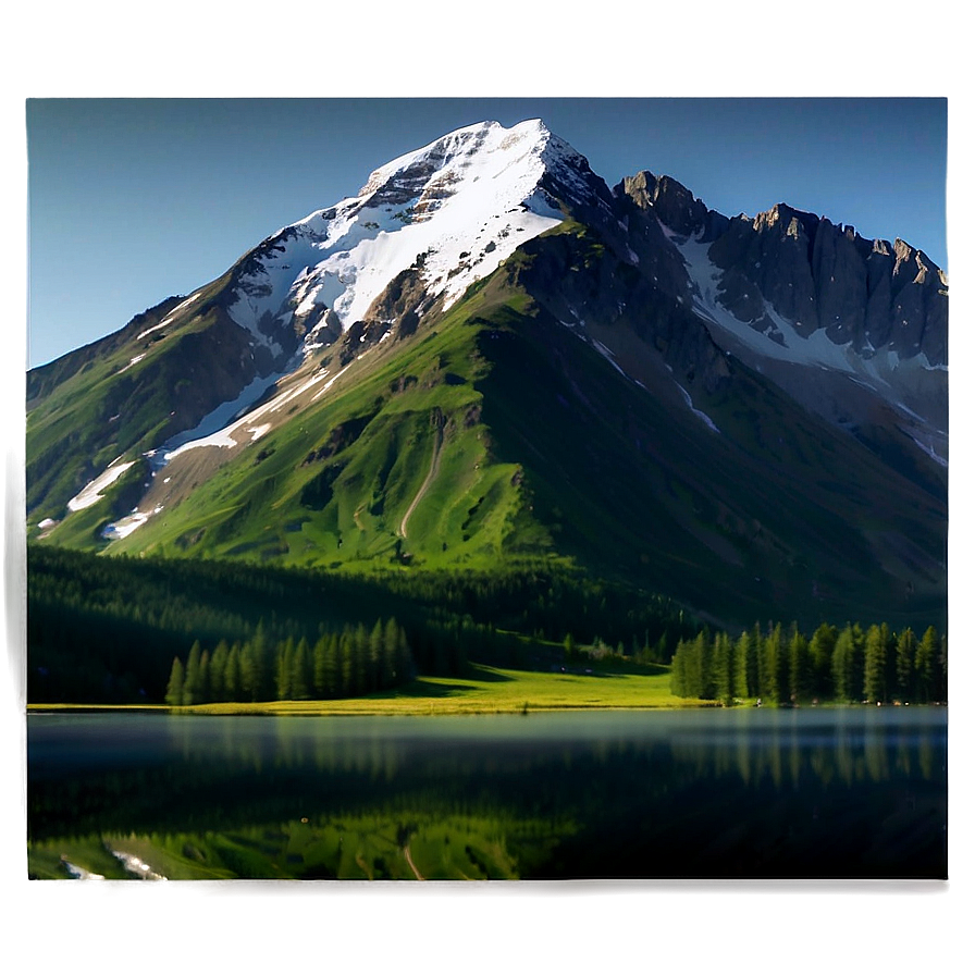 Mountain Peak View PNG rkh30 PNG with transparent background