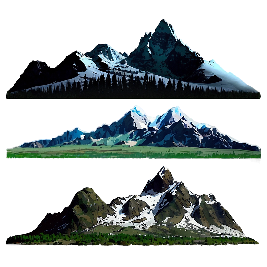 Mountain Range Silhouette Png Cpp9