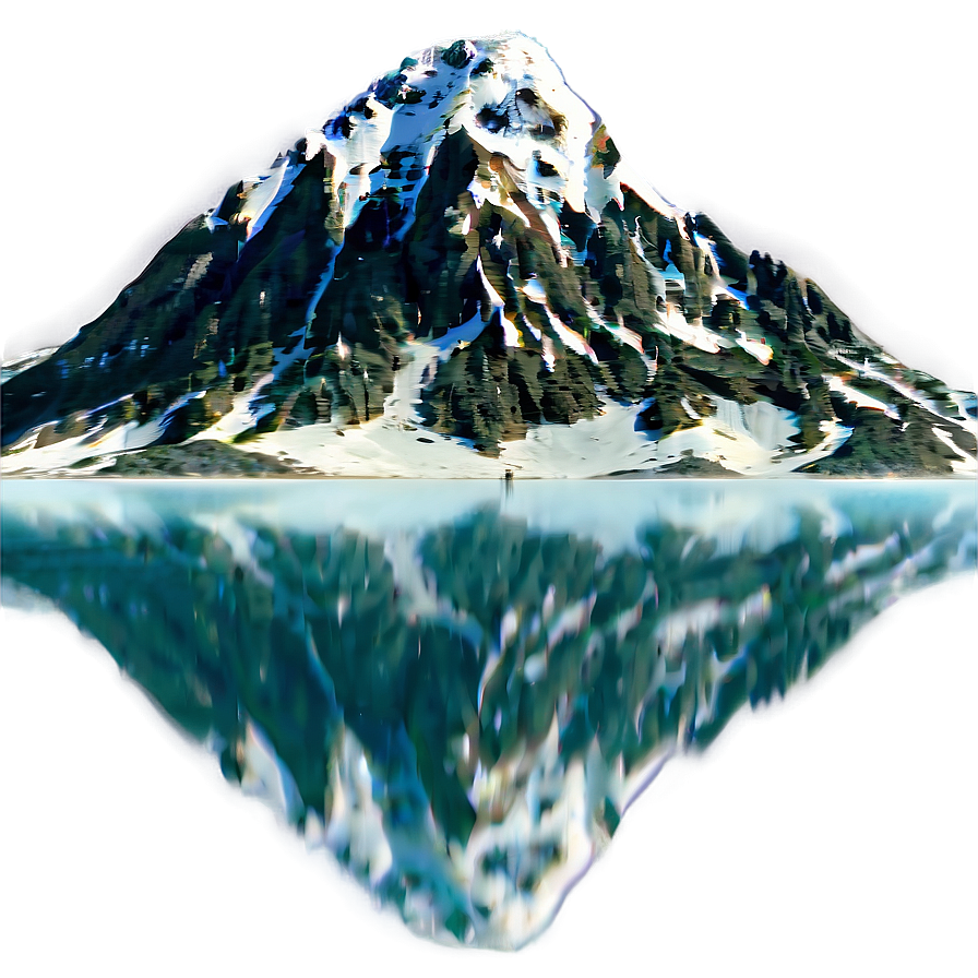 Mountain Reflection In Water Png Olk87