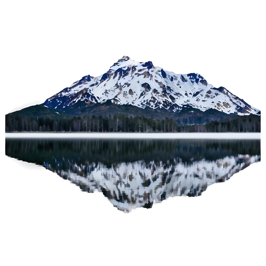 Mountain Reflection Lake PNG deu32 PNG with transparent background