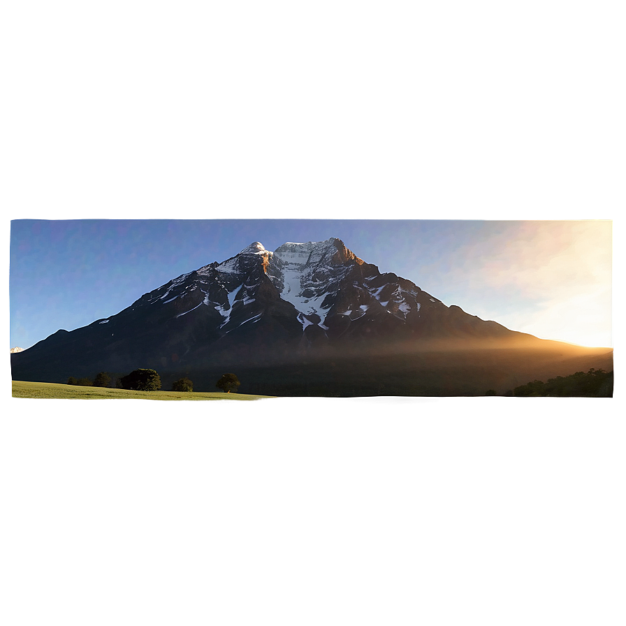 Mountain Sunrise PNG 17 PNG with transparent background