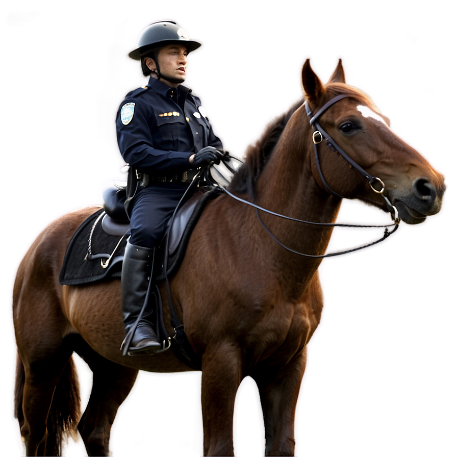 Mounted Police Officer Png 82