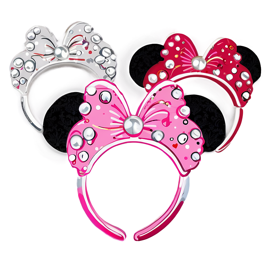 Mouse Ears With Pearls Png 23