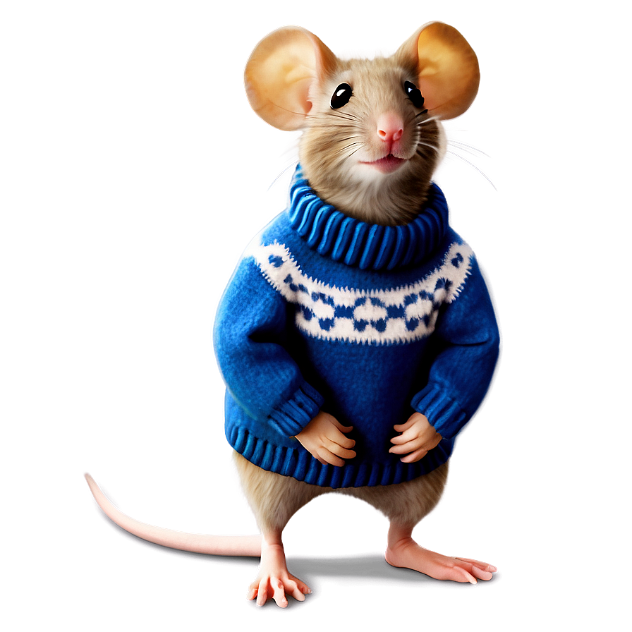 Mouse In Sweater Png 9