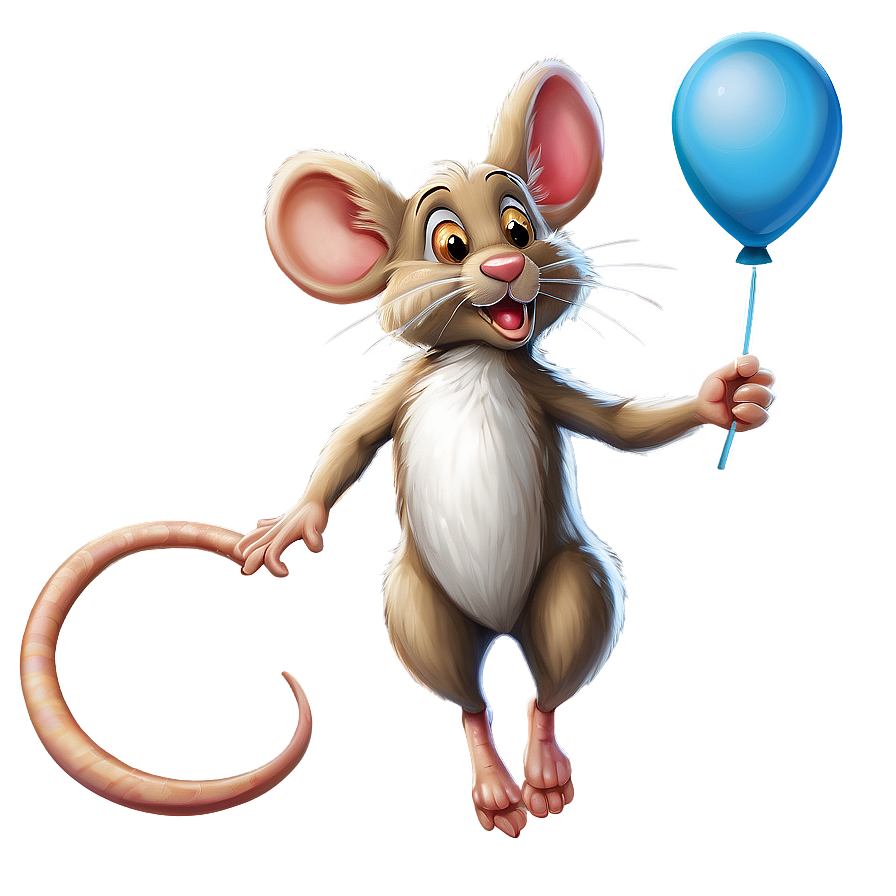 Mouse With Balloon Png 42