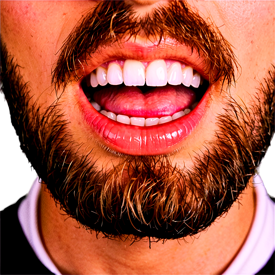 Mouth With Beard Png 05242024