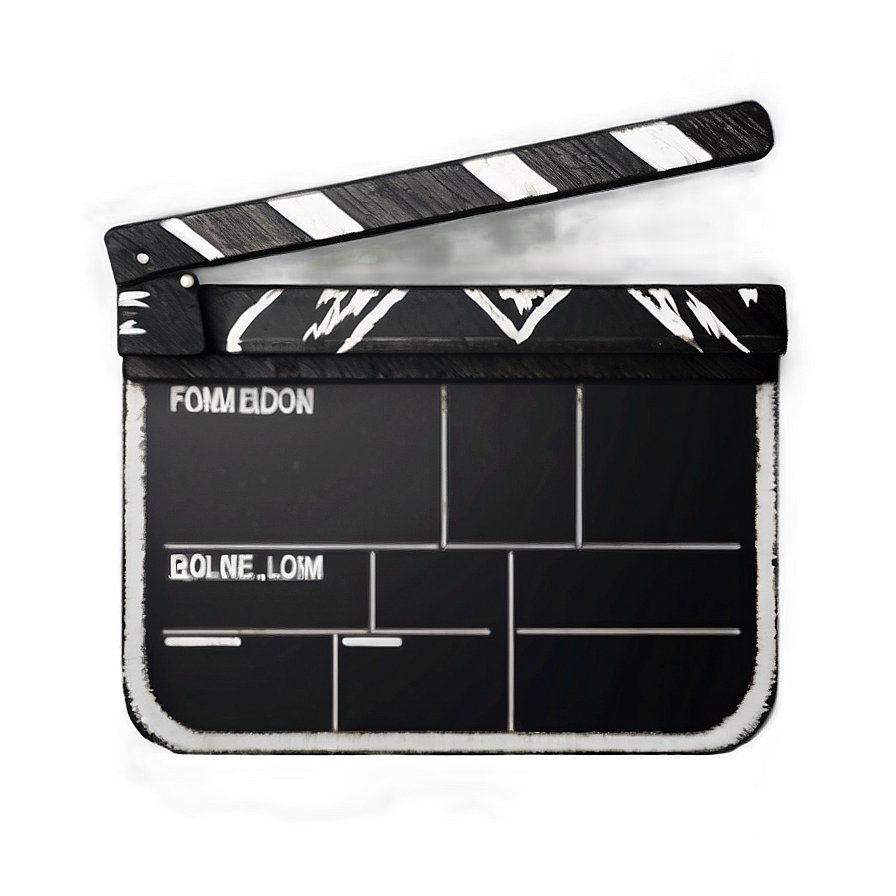 Movie Clapper Film Slate Png 06262024