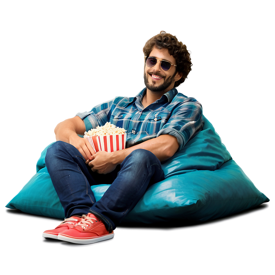 Movie Night Beanbag Must-Have PNG 76 PNG image with a transparent background, free high-resolution download