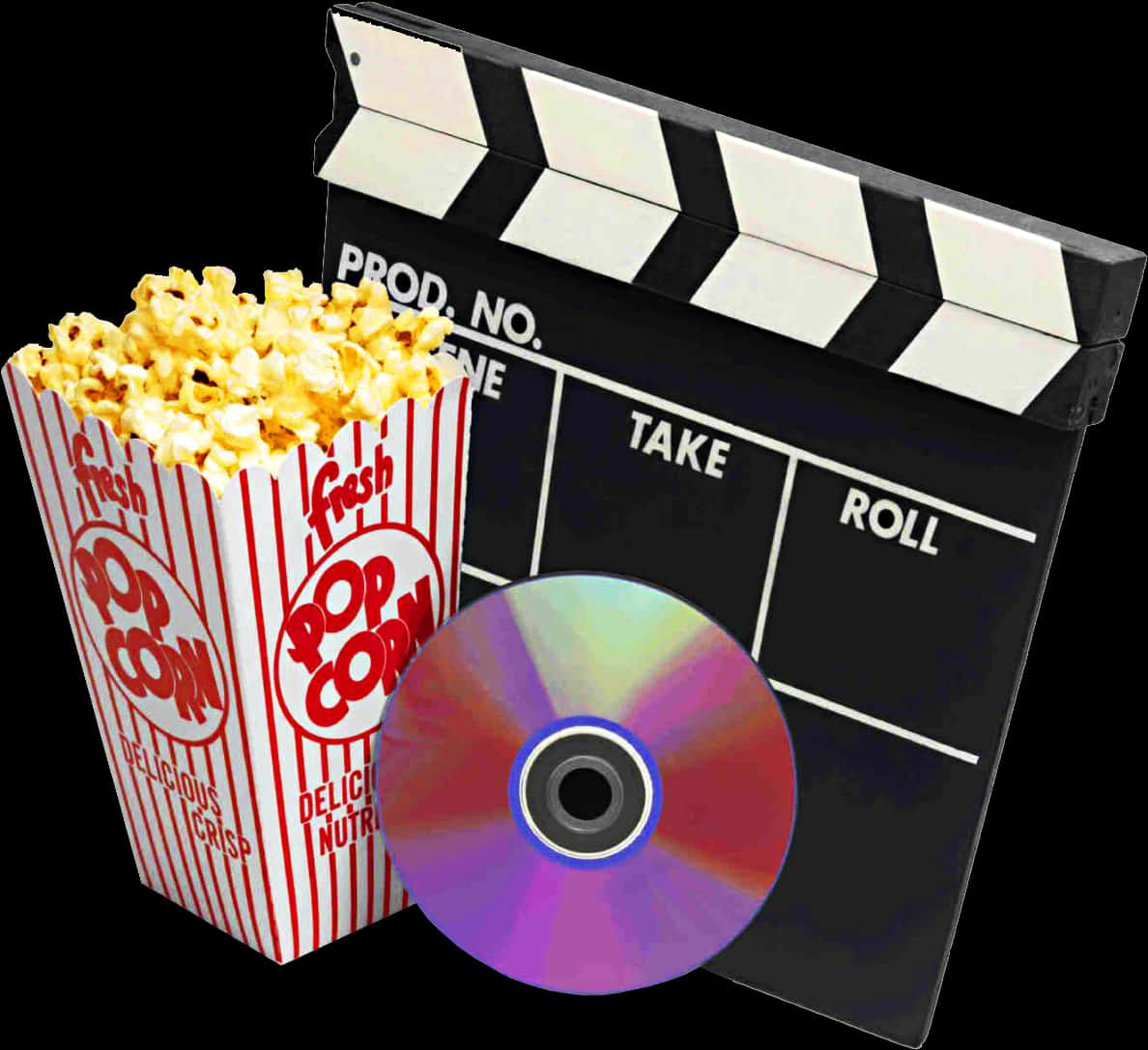 Movie Night Essentials Clipart