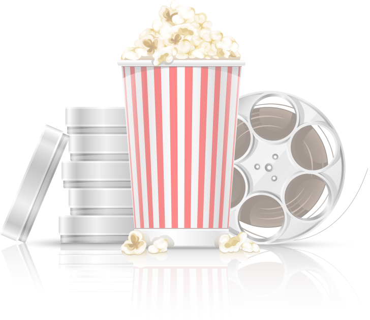 Movies - Movie Snacks With No Background, HD Png Download PNG with transparent background