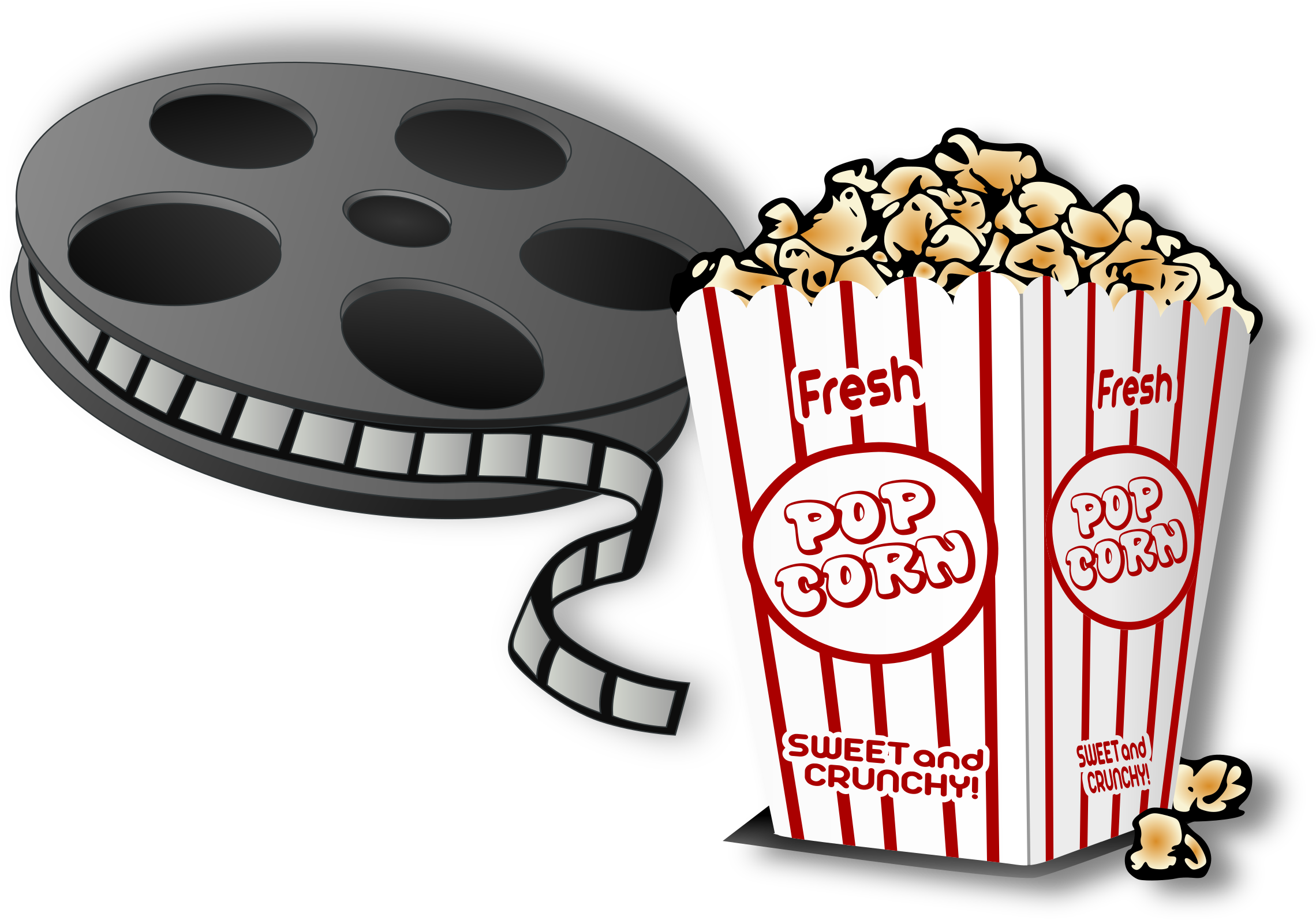 Hot Popcorn And A - Popcorn And A Movie, HD Png Download PNG image with a transparent background, free high-resolution download