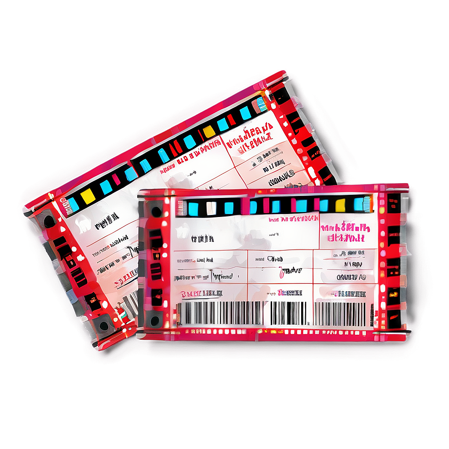 Movie Raffle Ticket Png Tot