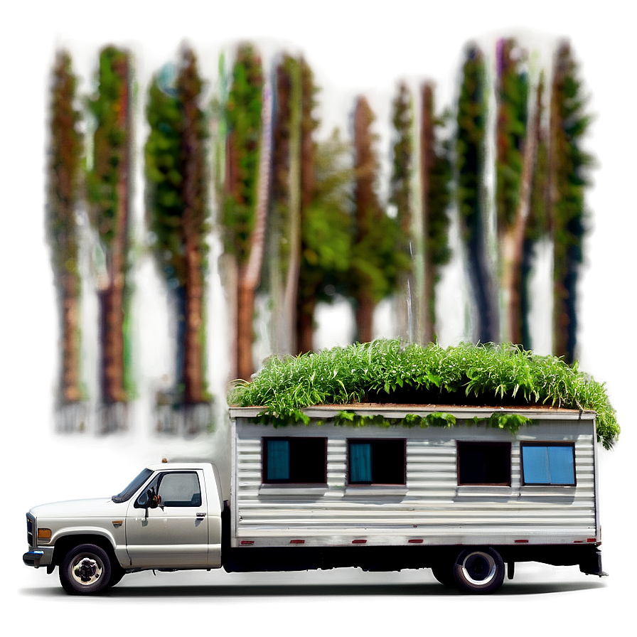 Moving Truck With Scenic Background Png Qtn5