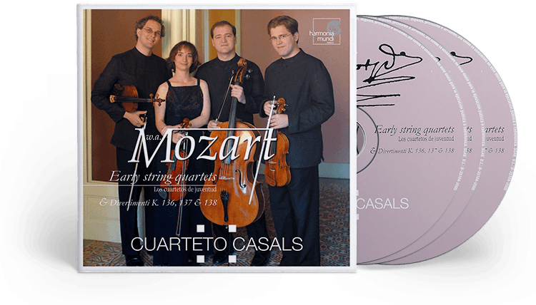 Mozart Early String Quartets Album Cuarteto Casals