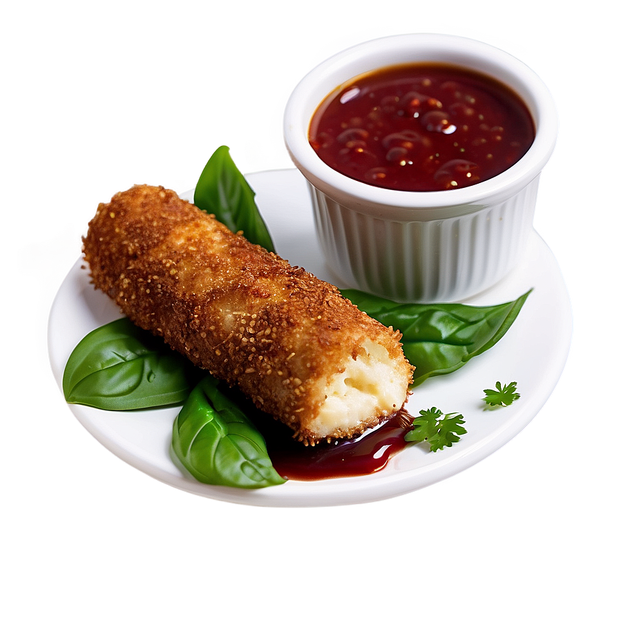 Mozzarella Sticks With Bbq Sauce Png Yky58