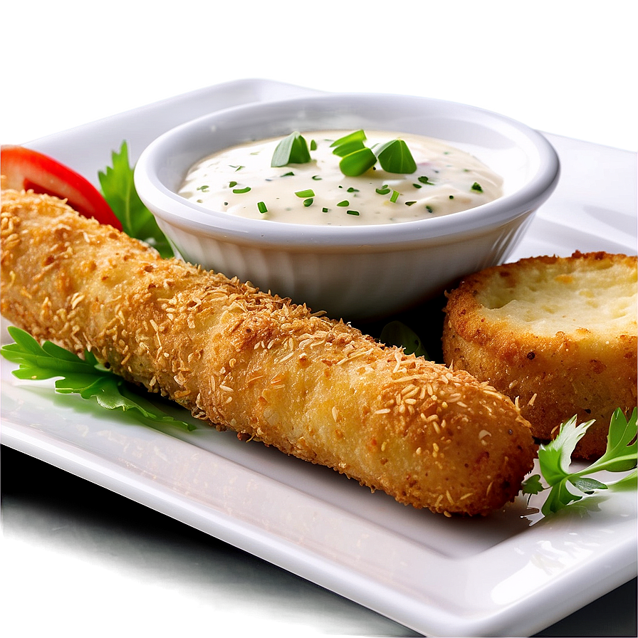 Mozzarella Sticks With Garlic Dip Png 06122024