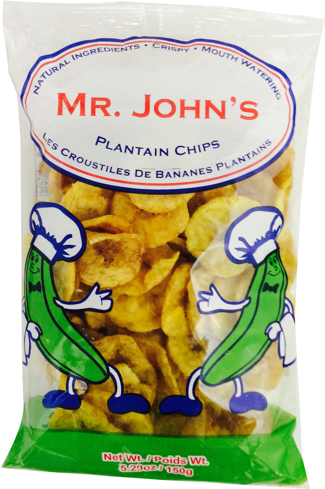 Mr Johns Plantain Chips Package