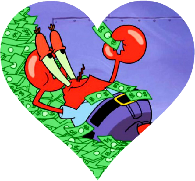 Mr Krabs Loves Money - Mr Krabs, HD Png Download PNG with transparent background