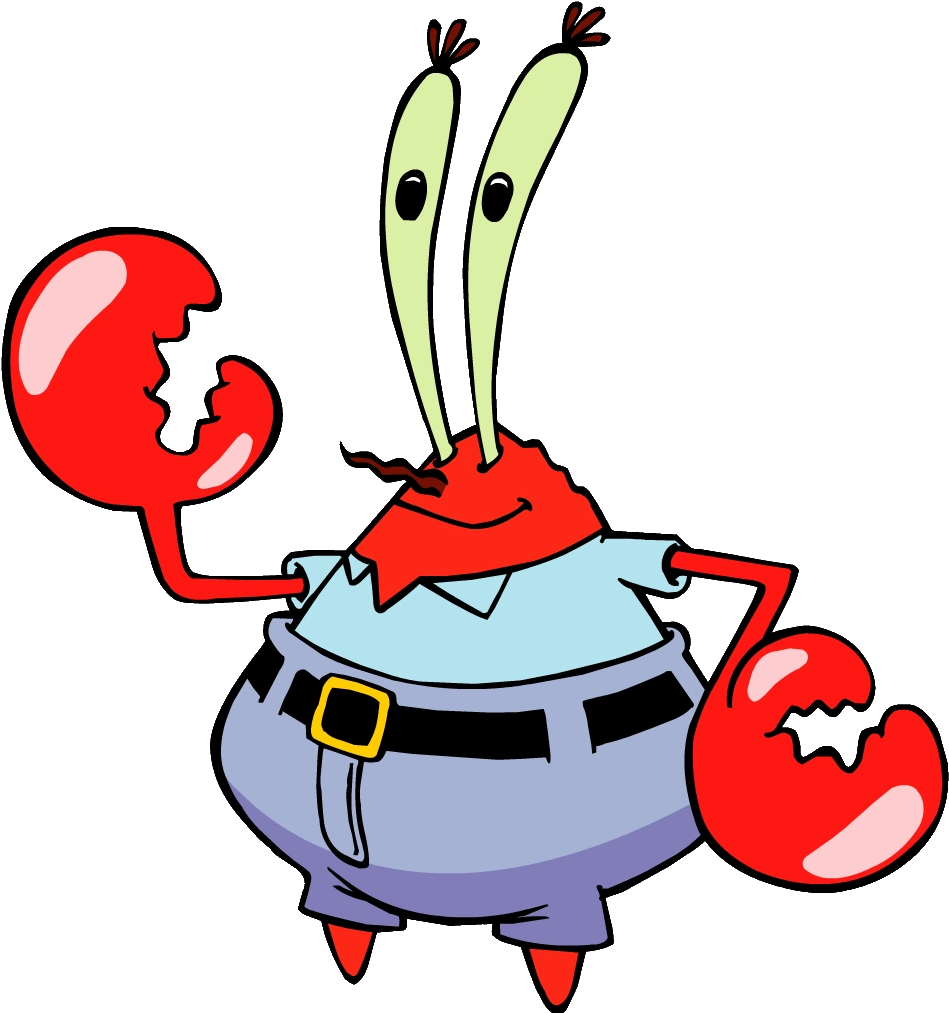 Mr Krabs Sponge Bob Square Pants Character