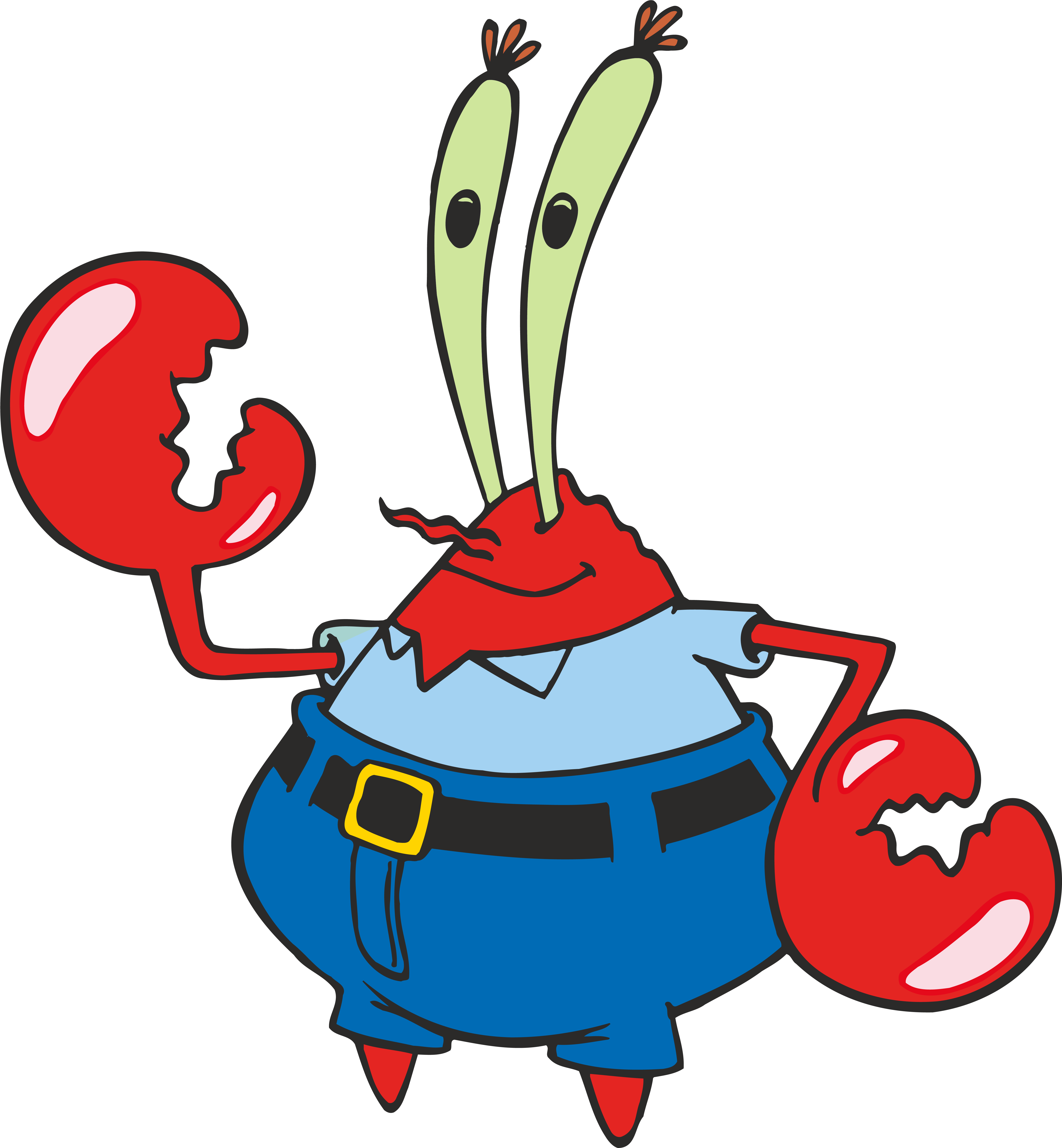 Mr Krabs Standing Sponge Bob Character