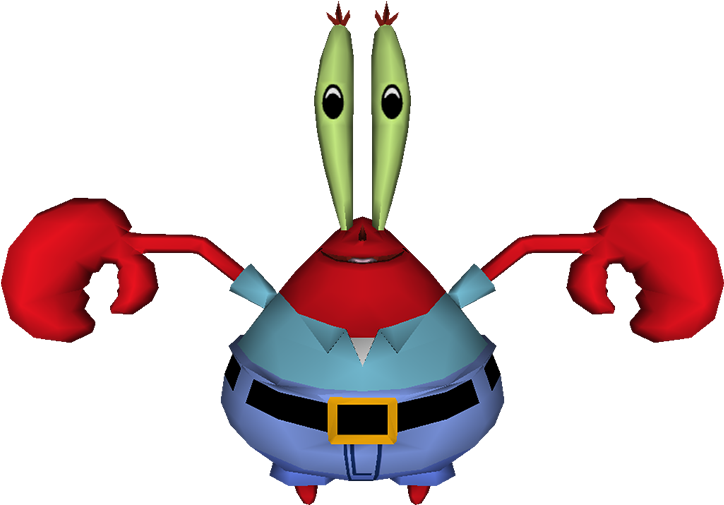 Mr Krabs3 D Model