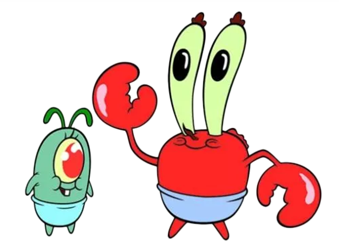 Mr Krabs And Karen Squarepants Squidward Tentacles - Baby Plankton Spongebob, HD Png Download PNG with transparent background