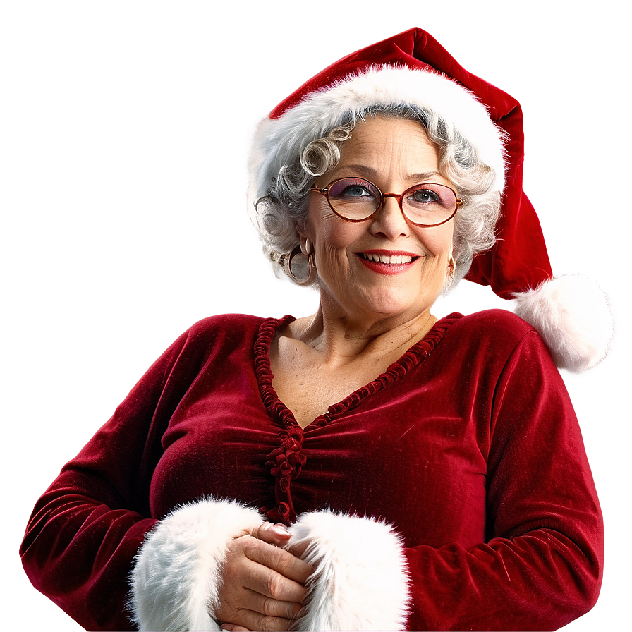 Mrs Claus Holiday Spirit Png Rqr2