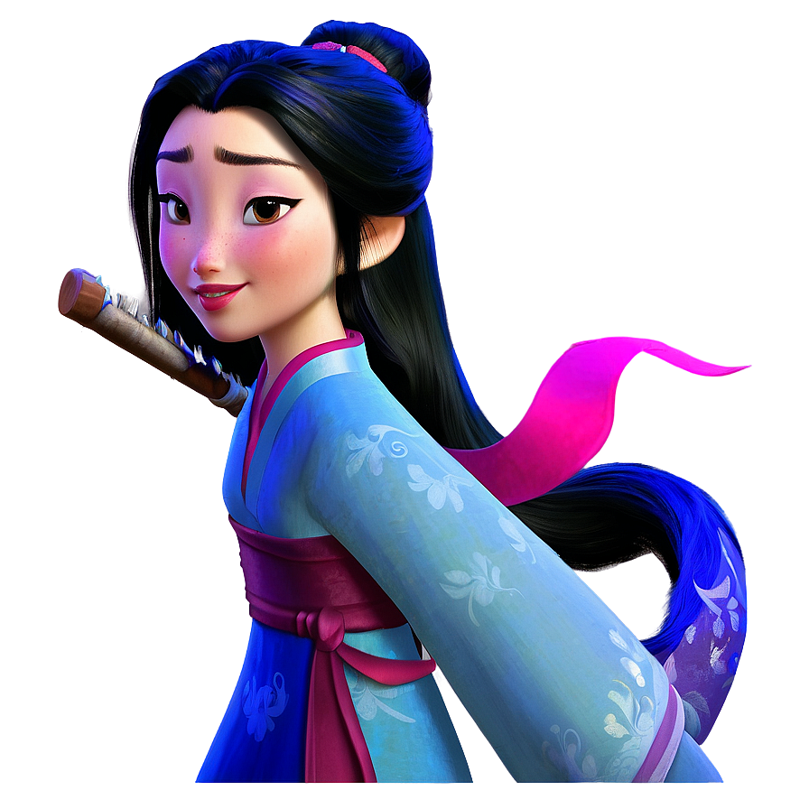 Mulan Disney Princess PNG str64 PNG with transparent background