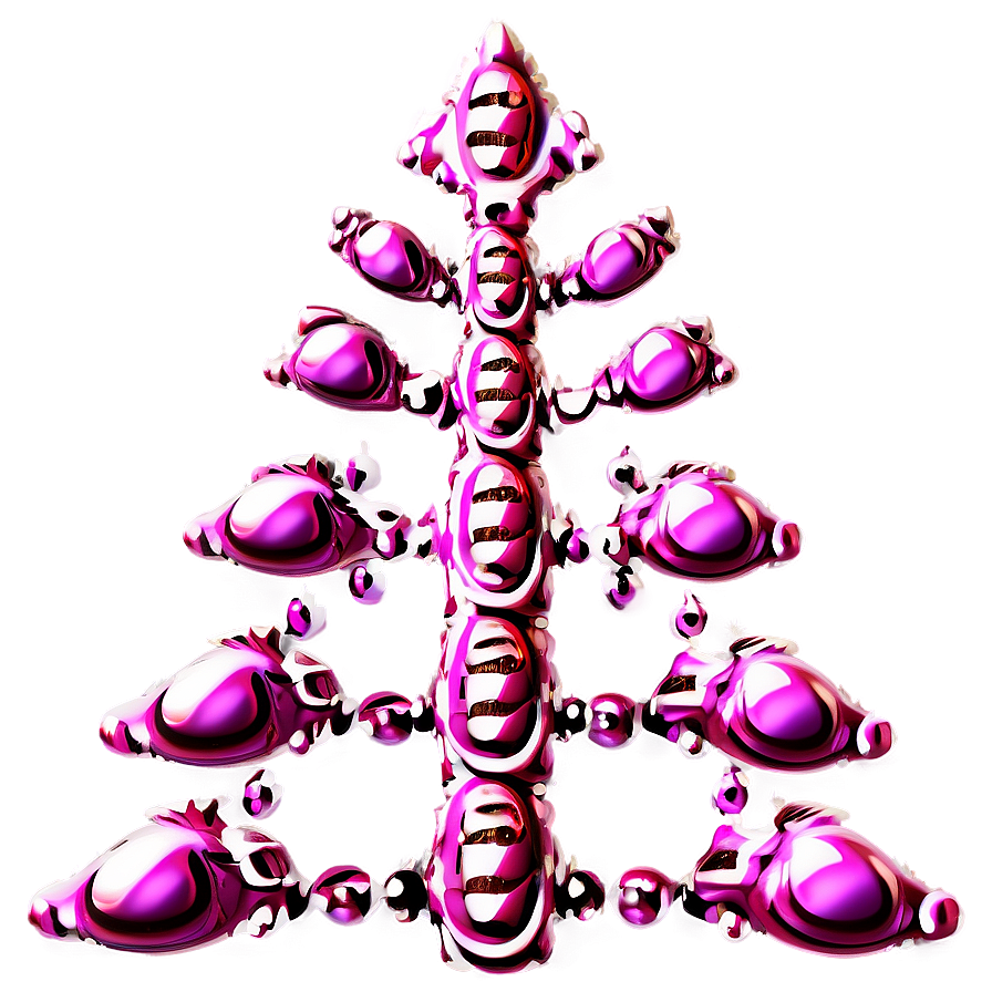 Mulberry Pink Christmas Tree Png Ebi73