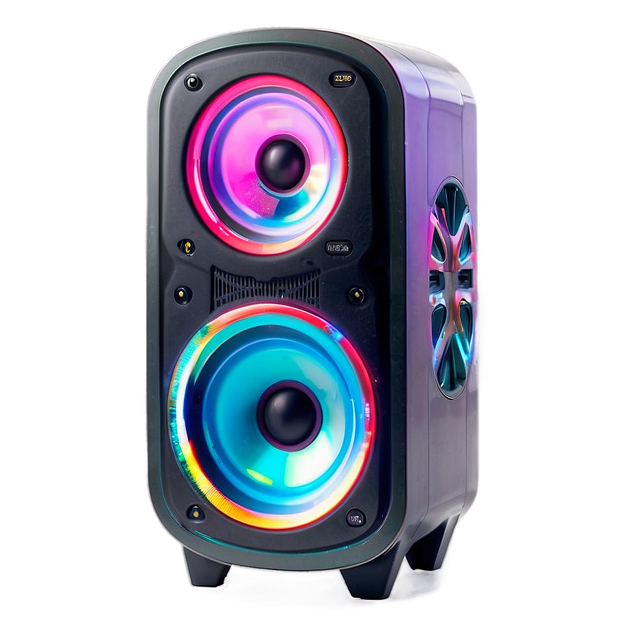 Multi-color Led Speaker Png Dwg