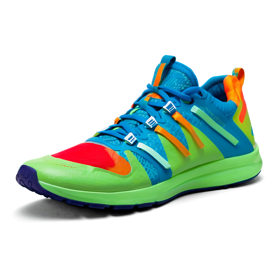 Multi-colored Running Shoe Png 98