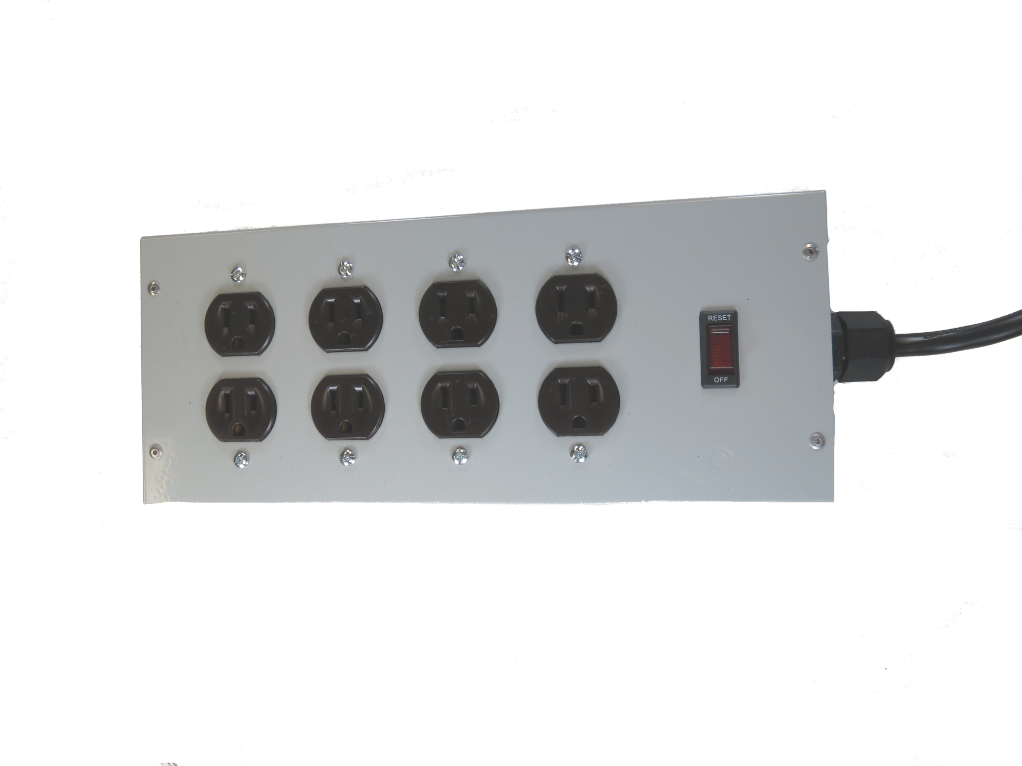 4 Outlet Commercial Power Strip 8 Outlet Commercial - Electronics, HD Png Download PNG with transparent background