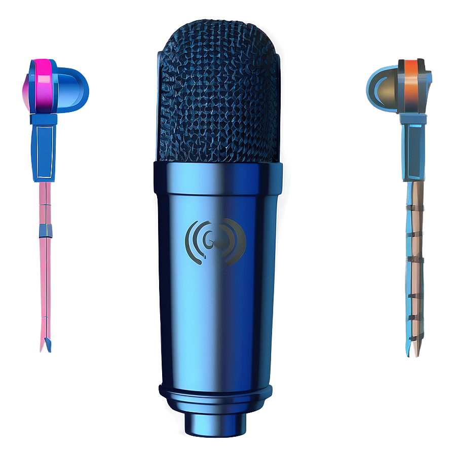 Multi-pattern Podcasting Mic Png 06122024