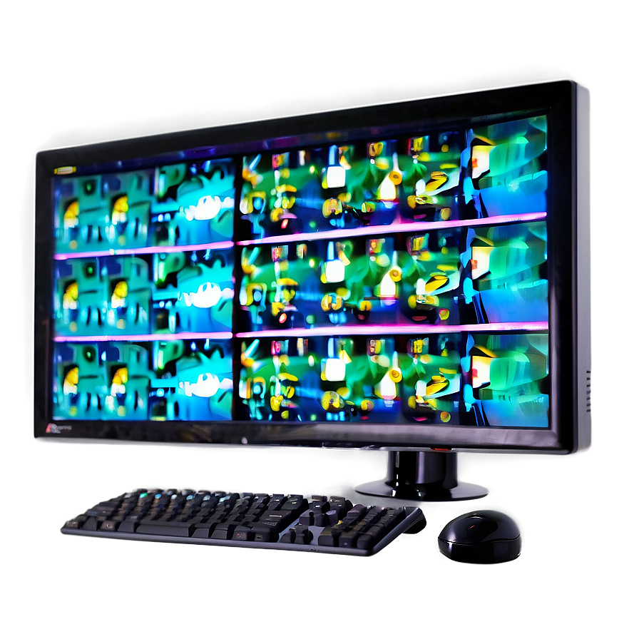 Multi-screen Computer PNG 06112024 PNG with transparent background