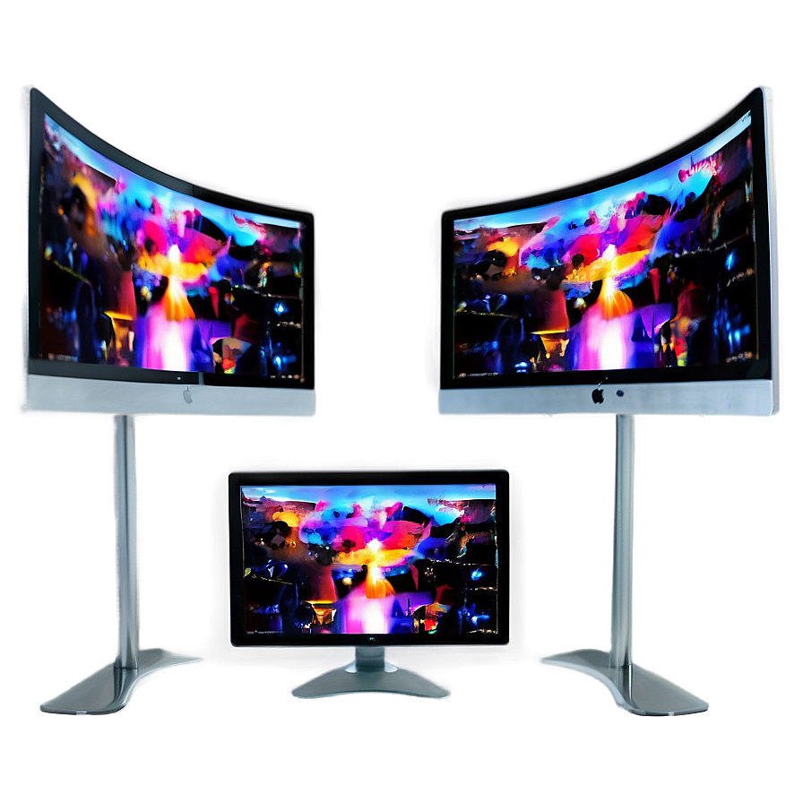 Multi-screen Computer PNG fwi84 PNG with transparent background