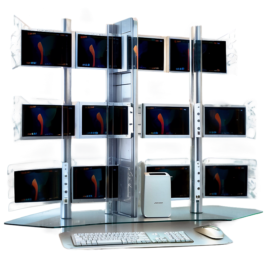 Multi-screen Workstation Png Trt