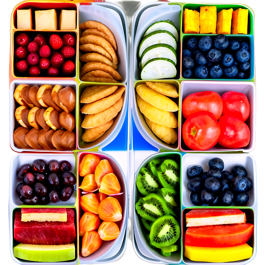 Multi-Sectional Snack Trays PNG 06202024 PNG with transparent background