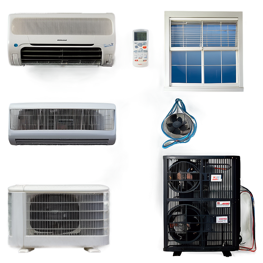 Multi Split Air Conditioner PNG 06272024 PNG with transparent background