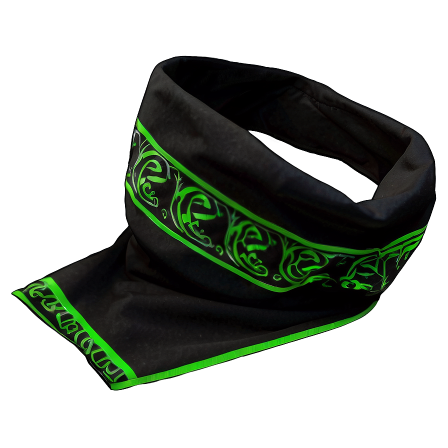 Multi-use Black Bandana Png 06122024