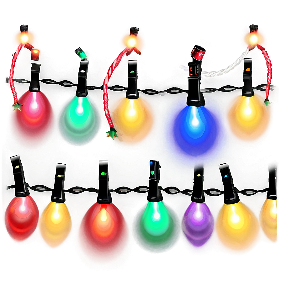 Multicolor Christmas Lights Png Gdv